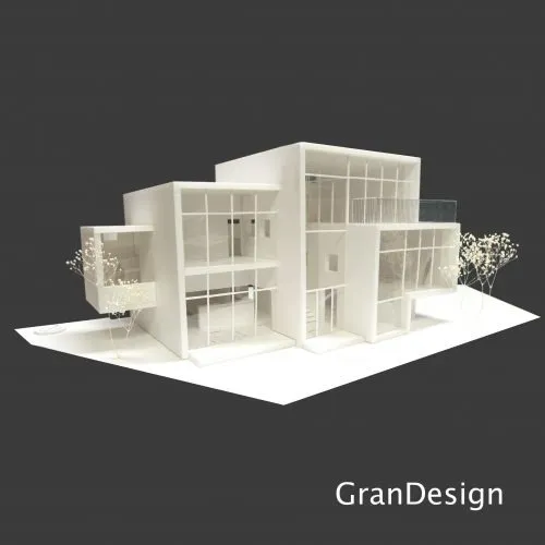 立体スケルトンオフィスビル